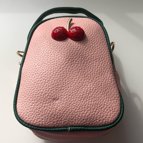 Pink top handle crossbody purse - Picture 1 of 7